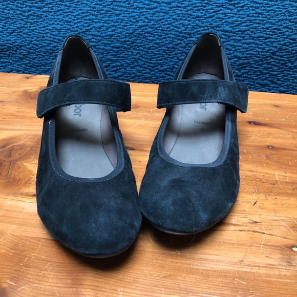 Gabor 55-362 black Mary Jane wedges sz 8.5 (UK 6) - Picture 3 of 10